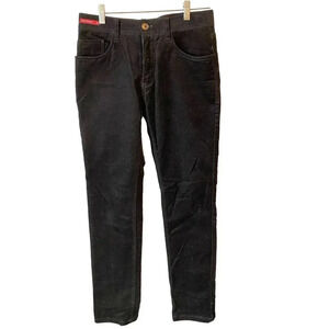 Enzo Tovare Black Corduroy Skinny Jeans Women Size 30 Pockets
